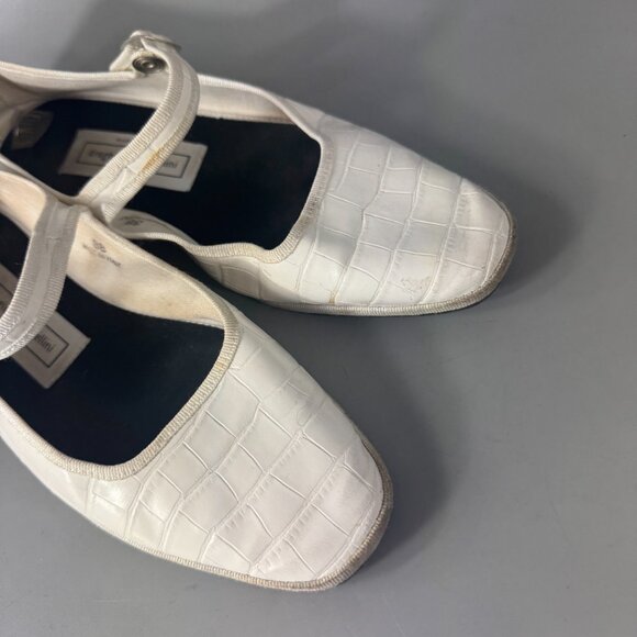 Drogheria Crivellini Home  Limited Square Toe White Niger, Size 38 - Picture 12 of 14